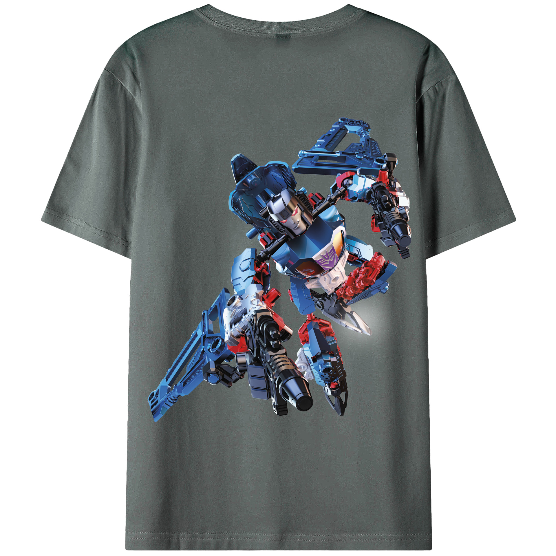 （画像用）  綿100％ メンズ半袖Tシャツ（バックプリント） 通気性